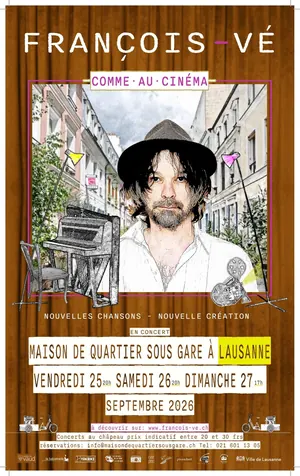 Affiche de concert en couleurs