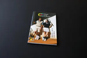 Livret A5 agrafé pour le Tennis Club d'Ecublens