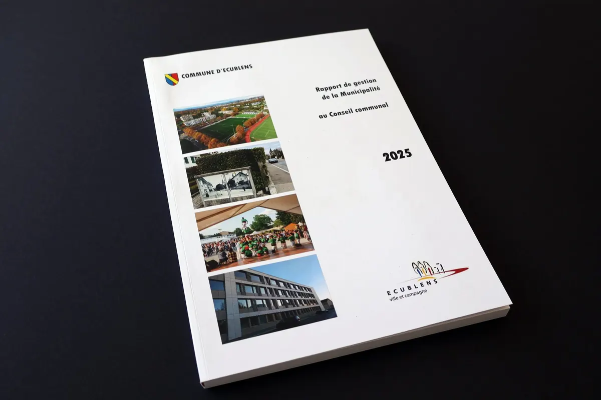 Rapport de gestion de la commune d'Ecublens, mise en page et impression